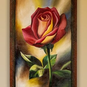 Rose Flower Oil Painting