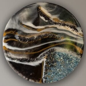 Round Plate Resin Art